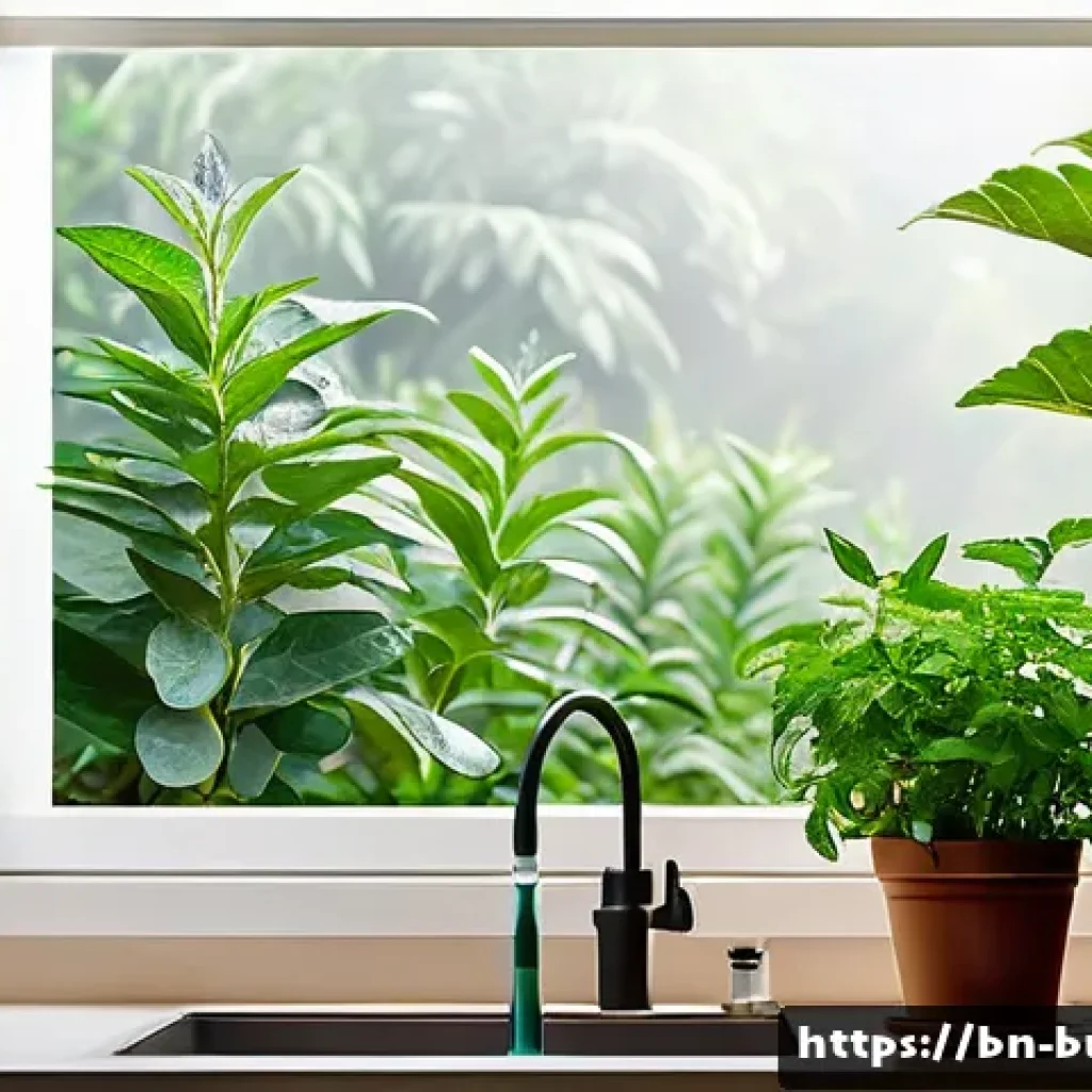 건물 방역 관리 - A modern eco-friendly pest control setup inside a bright, clean Bengali home kitchen, showing natura...